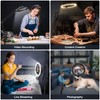 Desktop Ring Light for Cell Phone, Selfie Overhead Lighting