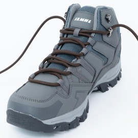 SUBAUM 2 Pairs - Premium Round Polyester Shoelaces - Various Lengths and Colours, Replacement Shoe Laces for Sports Shoes Orde Boots, brown