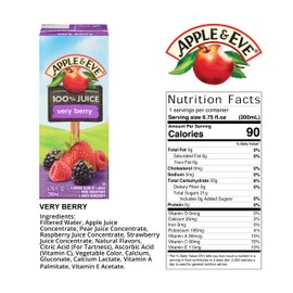 Apple & Eve, 100% Juice Very Berry, 6.75 Fl Oz, 8 Pack