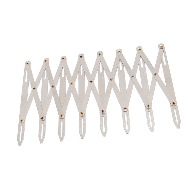 Expanding Sewing Gauge Aluminum 8 Heads Button Guide Equal Space