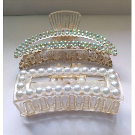 Hairpin/Hair Clip/Clutcher Claw for Girls & Women (Medium Size) Hair Claw Pack of 2 Pcs