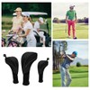 Golf Club Head Covers, Pack of 3 Golf Driver Wood
