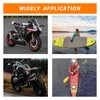 20PCS M5 Rubber Well Nuts, Universal Fairing Fasteners Windshield Motorcycle