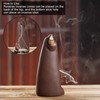 Ceramic Backflow Incense Burner Sandalwood Stick Aromatherapy Landscape Holder Decoration