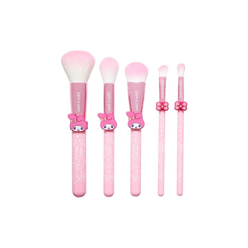 wet n wild My Melody and Kuromi 5-Piece Makeup Brush
