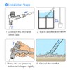HugeSun Manual Air-pressing Aquarium Fish Tank Water Changer Gravel Cleaner