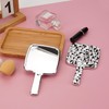 BUNCHBRAVO Compact Hand Mirror - Diamond Pattern, Square Handheld Vanity