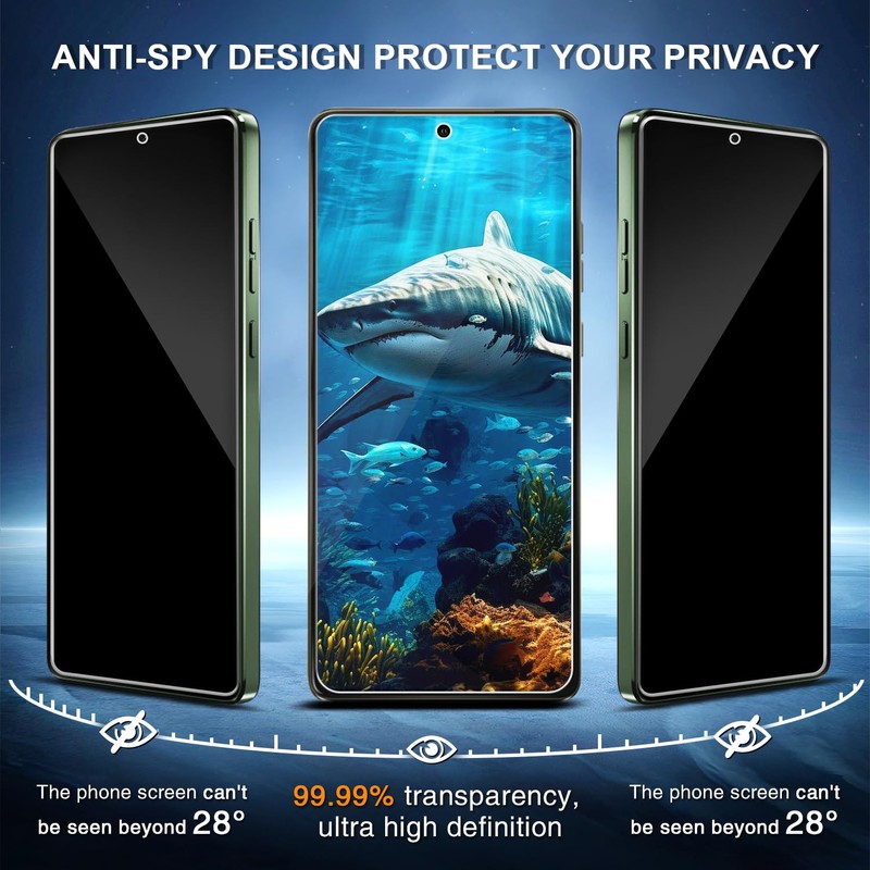 GDRCTech [3-Pack Privacy Screen Protector for Motorola Moto G Power