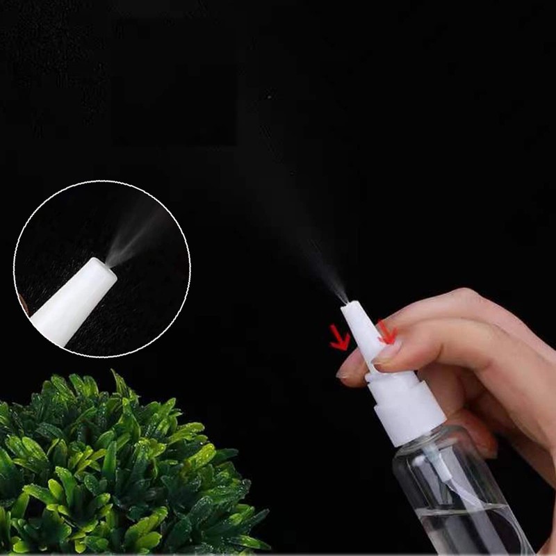 Medsuo 3pcs 10ml Nasal Spray Bottles Mist Spray Bottle Clear