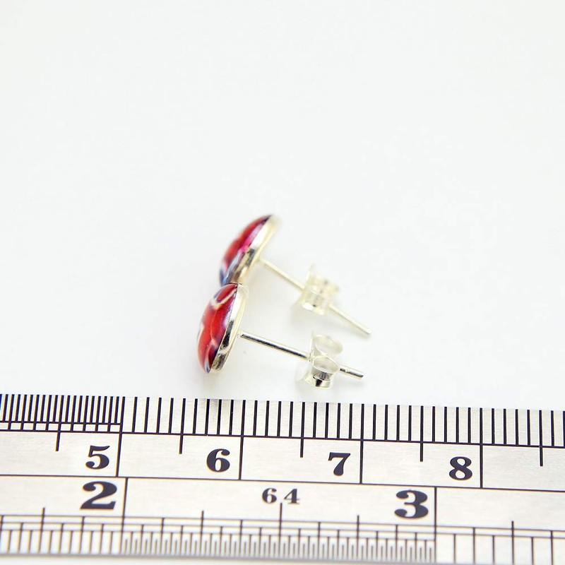 MONSTER PIERCING Union Jack Flag Logo Picture 925 Sterling Silver