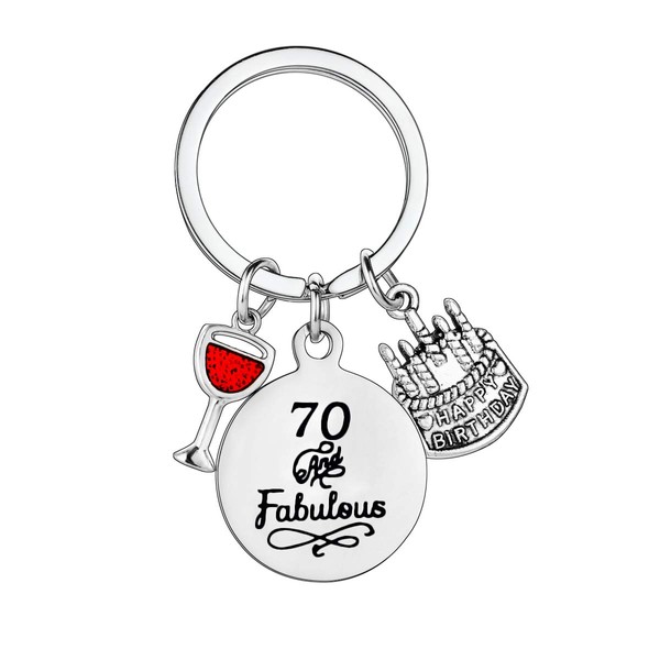 MADHAHEFU Birthday Gifts Live Laugh Love Birthday Keychains for Women
