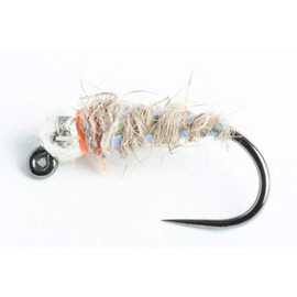 Blue Wing Olive Tungsten Bead Head Sexy Walt Nymph Fly, 6-Pack (#16)