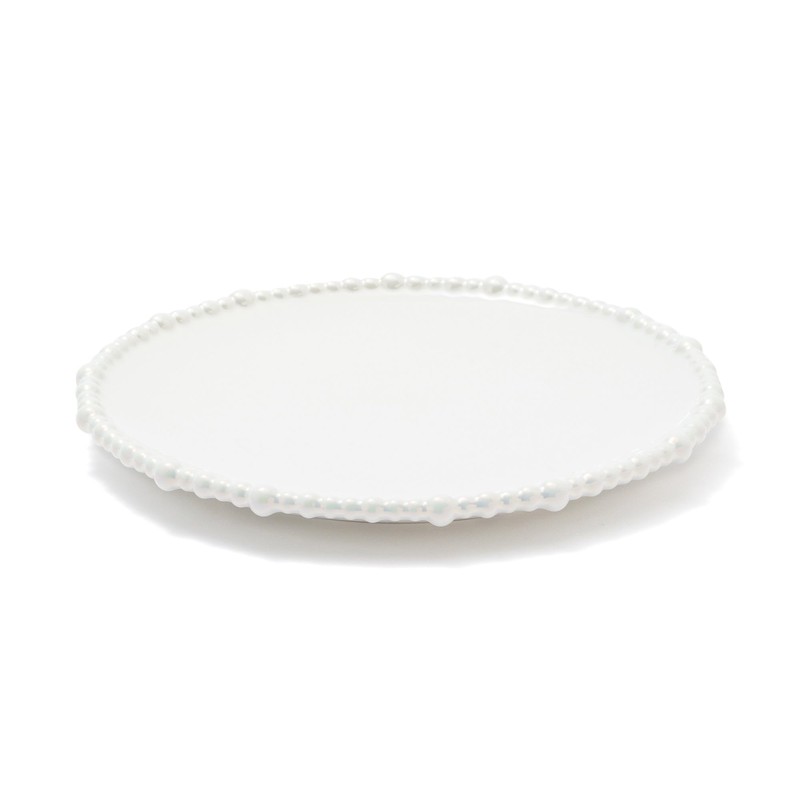Francfranc Pearl Plate M White Dinnerware Dish Western Plate