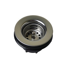 APEX RV Sink Drain with Removable Stainless Steel Strainer, fits (2 1/2 inch) Sink Opening, Fits (1 1/2 inch) Pipe Diameter for RV, Camper, Trailer, Marine Vessel, Cabin, and Bar Sink