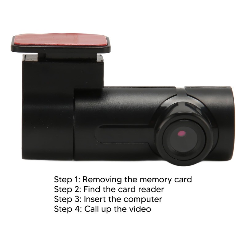 FHD 1080P Dash Cam 360 Degree Rotatable Bicycle Recording with