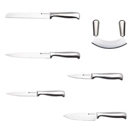 MasterClass Acero Deluxe Edelstahl Küchenmesser / Universalmesser, 12 cm , Farbe: Silber