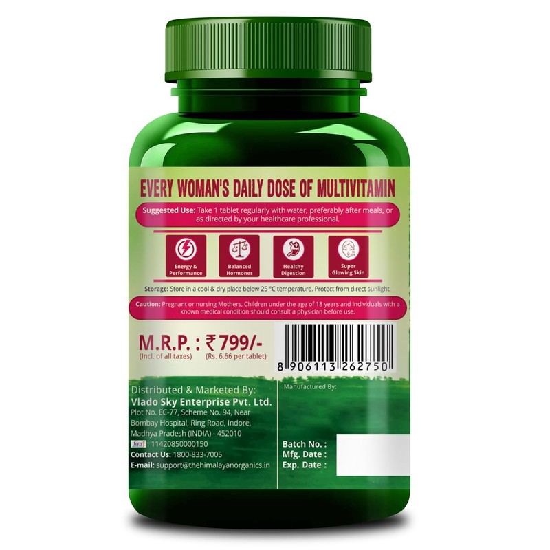  Generic Multivitamin with Probiotics Supplement for Women with 60+