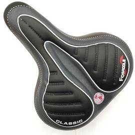 AIMALL Wide Bike Saddle, Gel Comfort Cushion for Women and Men, Shock Absorbing, Soft Bicycle Seat for MTB, BMX, and Road Bikes, Universal Fit