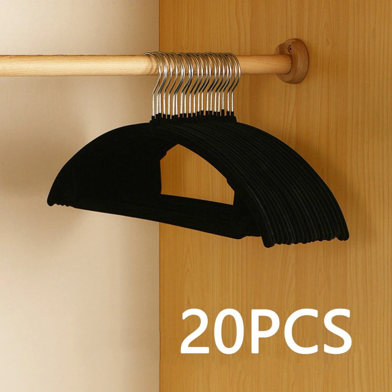 Velvet Clothes Hangers 20 Pack – Non Slip Garment Hangers