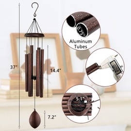 Wind Chimes for Outside Deep Tone,36 Inch Chimes for Outdoors,Sympathy Windchimes Outdoors Gifts for Mom,Outdoor Wind Chimes,Garden Decoration.