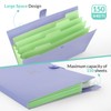 KONVINIT Expandable File Folder A4 Folder Organiser with Snap Button
