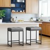 Yaheetech Bar Stools Set of 2, 24 Inch Counter Height