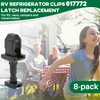 Terixe 8 Pack RV Refrigerator Vent Clips for Norcold 617772
