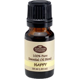 Fabulous Frannie Happy 100% Pure, Undiluted Essential Oil Blend of Bergamot, Grapefruit & Ylang Ylang 10ml (Pack of 1)