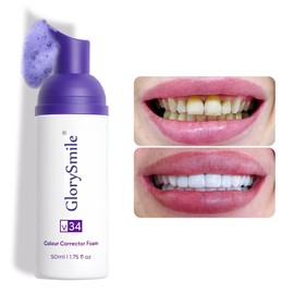 Purple Teeth Whitening Foam 50ml – Color Corrector and Brightening Solution