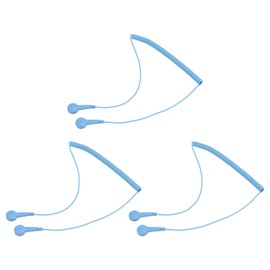 sourcing map ESD Grounding Cable Cord 180cm/71 Inch Long,Anti-Static Ground Wire Cable Double Buckle for Eliminate Conductor Electrostatic,Pack of 3(Blue)