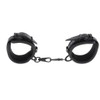 zalati Black Adjustable PU Leather Ankle Cuff Cover for Decorative