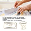 100Pcs Funny Planner Clips Anti Rust Electroplating Process Envelope Coffee