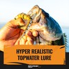 3D Wake Snake 8" Brown Chrome