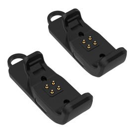 RuenTech Replacment Charging Clip Converter for Garmin TT25/T20 GPS Dog Collar, Charger Dock Clip No Cable Support Original Cable and Type-C Charging. (Black&Black)
