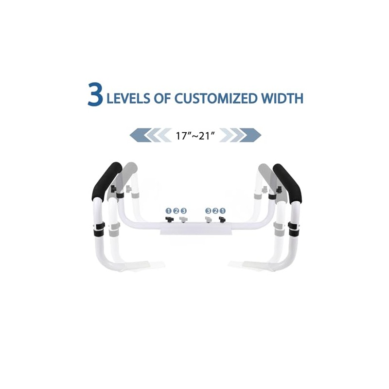 Toilet Safety Rail, Safety Frame for Toilet Seat, Toilet Grab