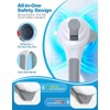 2 PCS Grab Rails for Bathroom, 17" Suction Shower Grab
