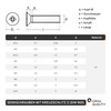 OPIOL QUALITY® Countersunk Head Phillips "Z" DIN 965 M2.5 x