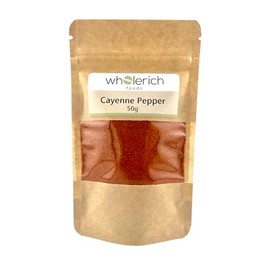 Cayenne Pepper 50g - Wholerich Foods