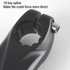 Kids Cycle Crankset, 34T Aluminum Alloy Cycle Chainring Crank Arm
