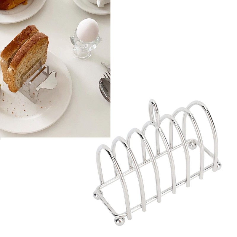 Stainless Steel Toast Rack Easy To Clean Vintage Rustproof Toast