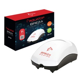 Aquatop Fusion Aquarium Air Pump Single Outlet, Super Quiet, up to 20 Gal Fish Tank, BZF-200