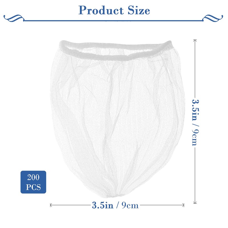 200Pcs Kitchen Sink Elastic Mesh Sink Filter Net Kitchen Sink