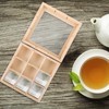 Luxshiny Tea Box Organizer Storage Box - Wooden Tea Bag