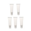 FOMIYES 3sets Plastic Tube Cap Leakproof Lip Gloss Container Sun