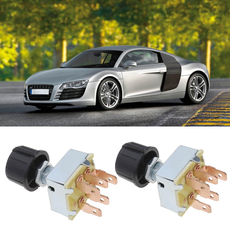 eMagTech Pack of 2 Rotary Knob for Air Conditioning 3-Speed