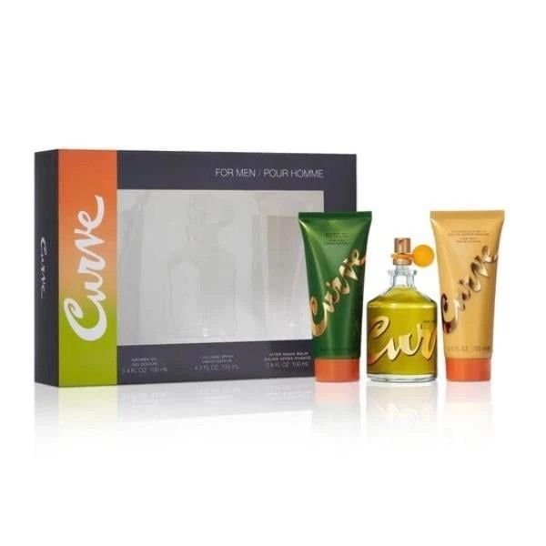 Liz Claiborne Curve Cologne 3 Pc Set 4.2 oz Spray