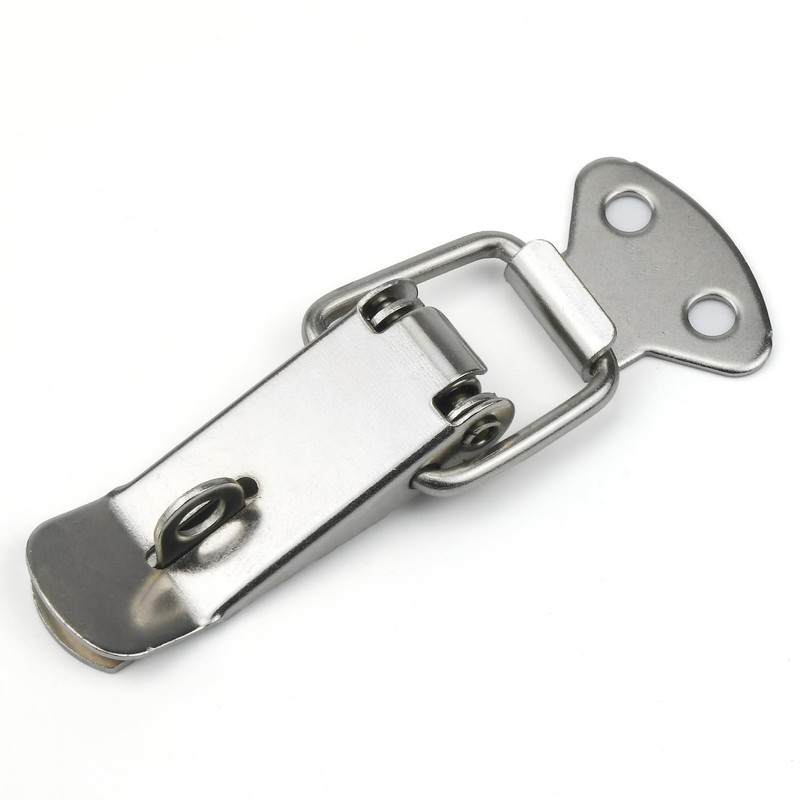 Generic 4 Pack Spring Loaded Toggle Latch Catch, Stainless Steel