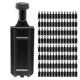 DMSE Wholesale Black Nylon Sew in Tailslides Tail Slides Curtain Carriers Glides Sliders Slide, Rollers Tracks (112 Pack)