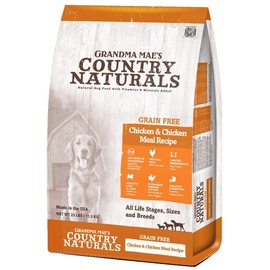 Grandma Mae'S 79700190 4 Lb Country Naturals Grain Free Chicken & Chicken Meal Dog Food, One Size