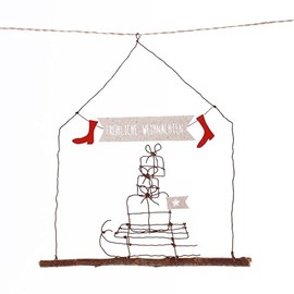 Winter Wire. Reindeer. Merry Christmas